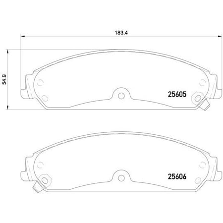 Pagid Brakes Dodge Charger 16-12 Brake Pad Set-D, 355020541 355020541